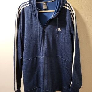 Like new Men's Adidas zip up hoodie